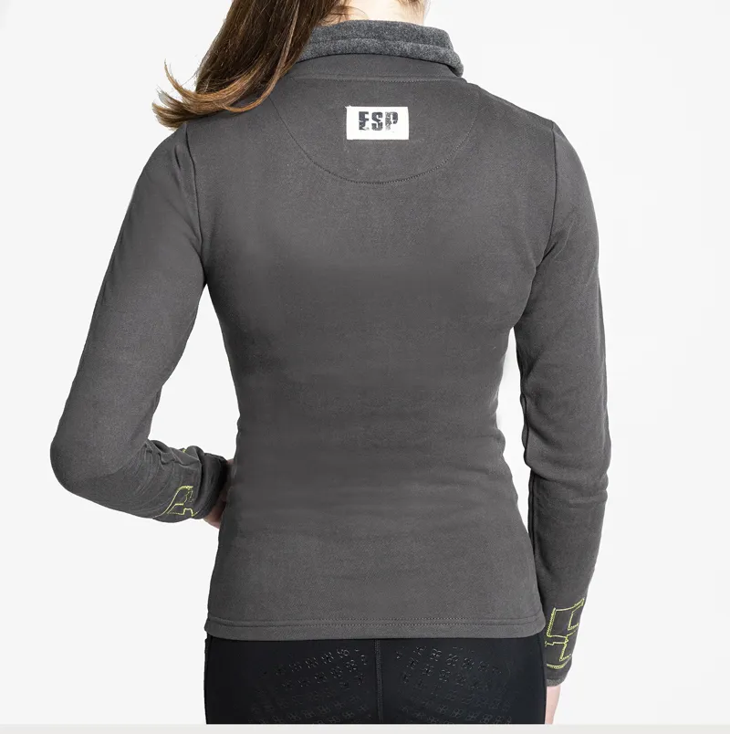 Esperado Dublin Ladies Sweat Jacket - Grey-1